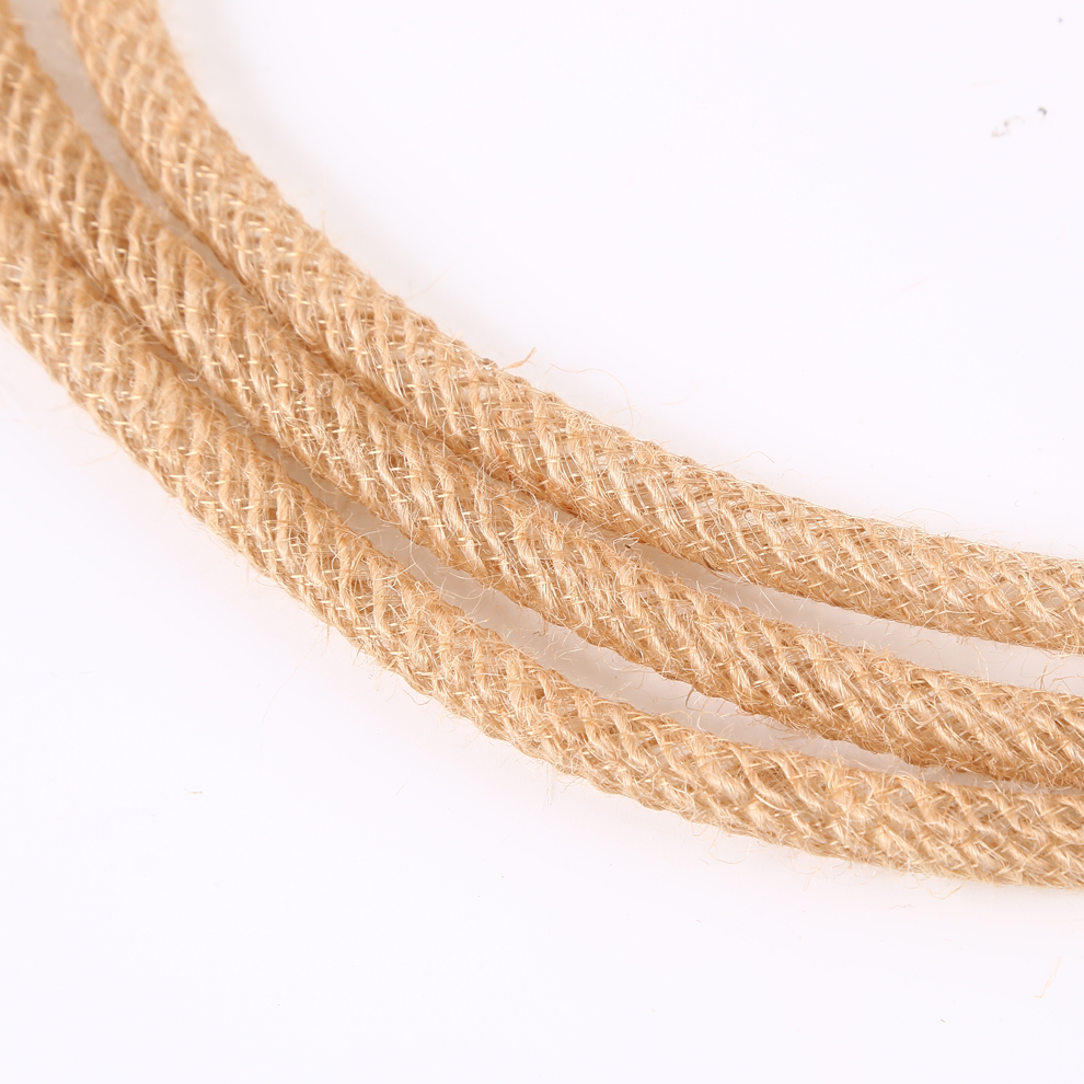 DIY Christmas Crafts Decorative Hemp Rope Craft Ornament Material Hemp Rope Lace Jute Edge Cotton Linen Woven Accessories