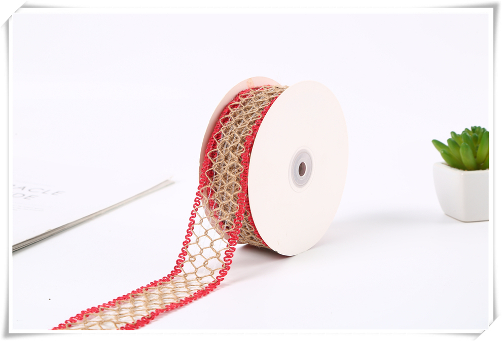 Multi-Optional Woven Hemp Rope Ribbon European and American Pastoral Style Clothing Lace Christmas Decoration Linen Ribbon Factory Direct Sales Multi-Optional Woven Hemp Rope Ribbon European and American Pastoral Style Clothing Lace Christmas Decoration Linen Ribbon Factory Direct Sales