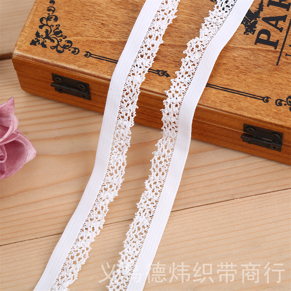 Wholesale Factory Production Direct Cotton Lace Boud Edage Belt DIY Accessories Lace Edge Clothing Curtains Material Accessories