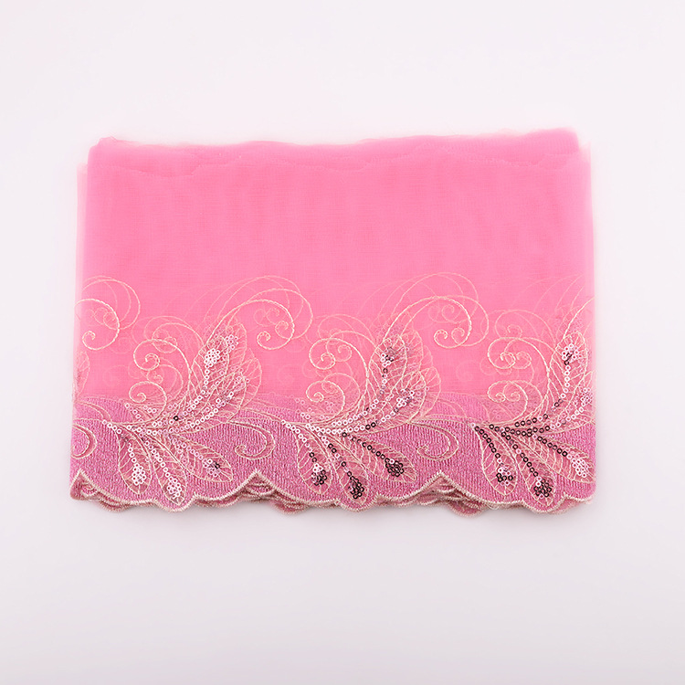 2020 New High-End Car Barbie Doll Decorative Lace in Stock Wholesale Color Mesh Embroidery Lace