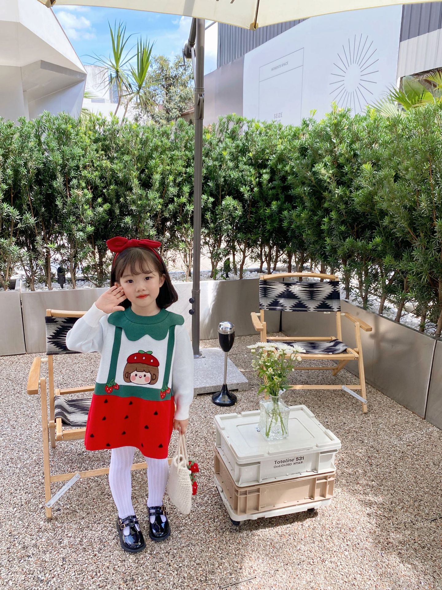 21 Autumn and Winter New Japanese Girl's Clothing Strawberry Fake Two-Piece Knitted Cute Sweet Dress Delivery Supported 21 Autumn and Winter New Japanese Girl's Clothing Strawberry Fake Two-Piece Knitted Cute Sweet Dress Delivery Supported