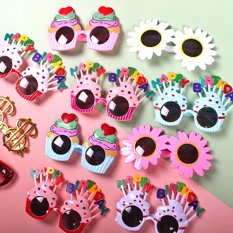 Birthday Cake Party Glasses Ball Internet Celebrity Xiaohongshu Party Funny Dress Up Holiday Atmosphere Personalized Props Birthday Cake Party Glasses Ball Internet Celebrity Xiaohongshu Party Funny Dress Up Holiday Atmosphere Personalized Props