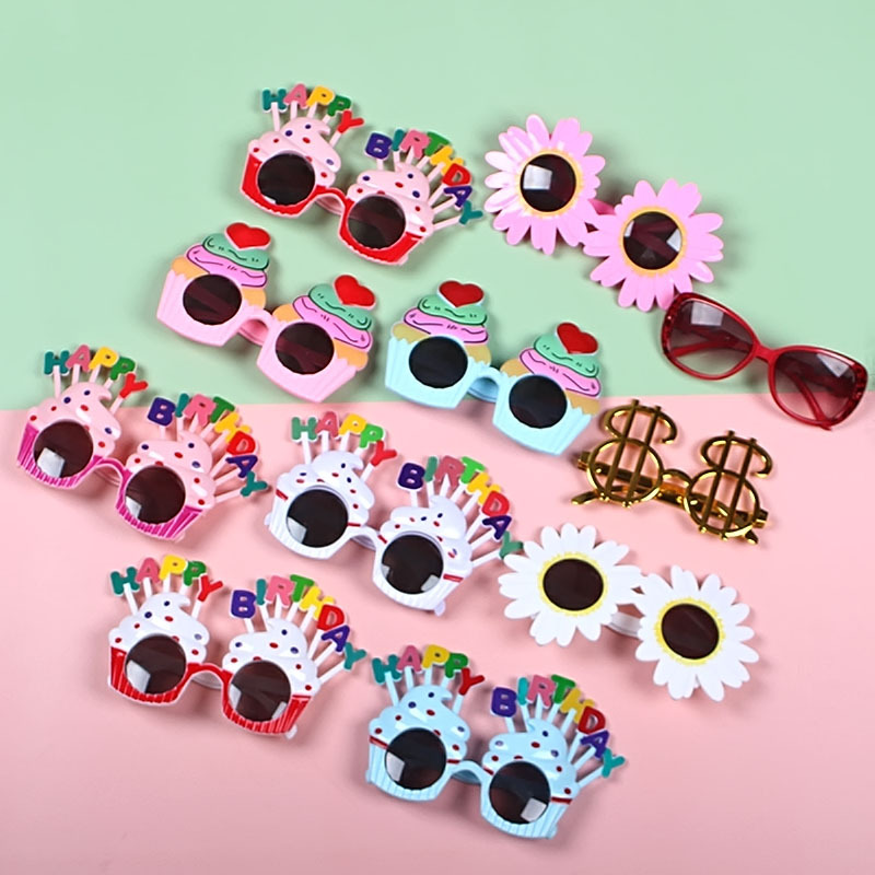 Birthday Cake Party Glasses Ball Internet Celebrity Xiaohongshu Party Funny Dress Up Holiday Atmosphere Personalized Props Birthday Cake Party Glasses Ball Internet Celebrity Xiaohongshu Party Funny Dress Up Holiday Atmosphere Personalized Props