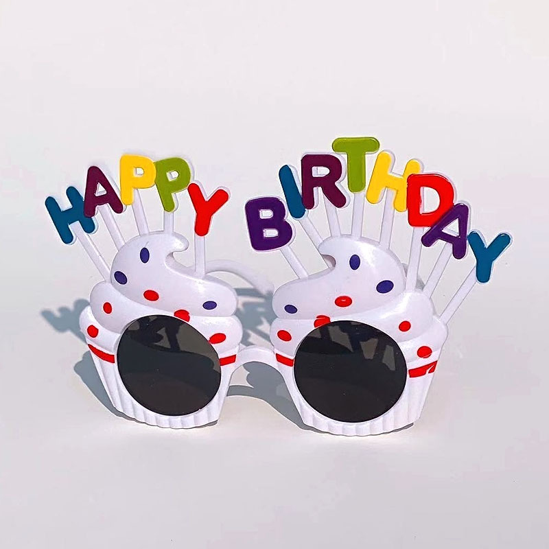 Birthday Cake Party Glasses Ball Internet Celebrity Xiaohongshu Party Funny Dress Up Holiday Atmosphere Personalized Props Birthday Cake Party Glasses Ball Internet Celebrity Xiaohongshu Party Funny Dress Up Holiday Atmosphere Personalized Props