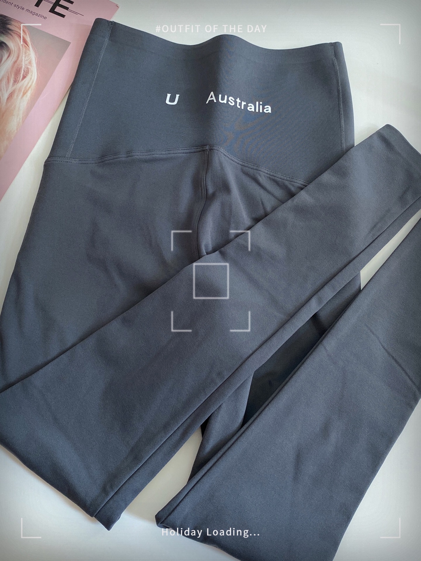 UJIA Fleece-Lined Shark Skin Weight Loss Pants Women&#039;s Outer Wear Leggings Belly Contracting Hip Raise Slimming Bandage Dress Good Stuff Yoga Pants