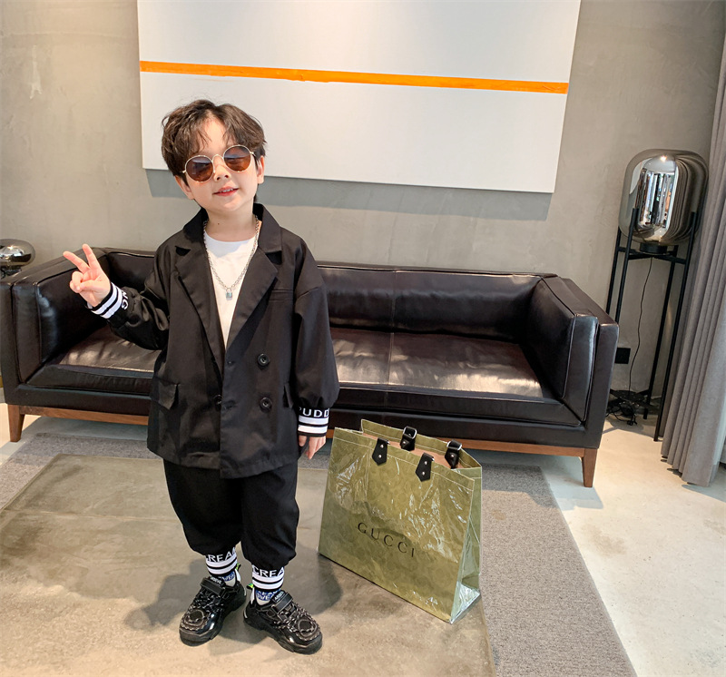 Children's Clothing Boy's Suit Two Pieces 2021 Spring and Autumn New Children's Handsome Dress Boys Western Style Spring and Autumn Two Piece Set Children's Clothing Boy's Suit Two Pieces 2021 Spring and Autumn New Children's Handsome Dress Boys Western Style Spring and Autumn Two Piece Set