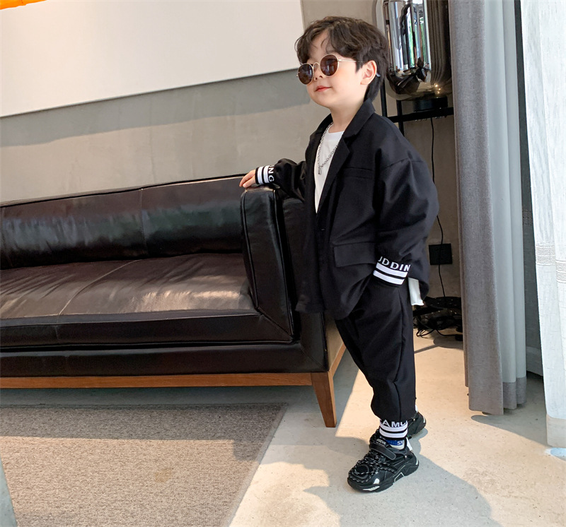Children's Clothing Boy's Suit Two Pieces 2021 Spring and Autumn New Children's Handsome Dress Boys Western Style Spring and Autumn Two Piece Set Children's Clothing Boy's Suit Two Pieces 2021 Spring and Autumn New Children's Handsome Dress Boys Western Style Spring and Autumn Two Piece Set