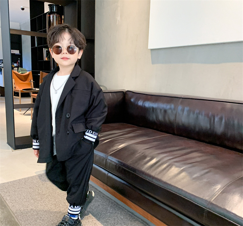 Children's Clothing Boy's Suit Two Pieces 2021 Spring and Autumn New Children's Handsome Dress Boys Western Style Spring and Autumn Two Piece Set Children's Clothing Boy's Suit Two Pieces 2021 Spring and Autumn New Children's Handsome Dress Boys Western Style Spring and Autumn Two Piece Set