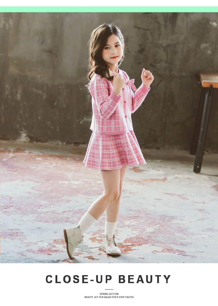 Internet Hot 21 New Autumn Spring Children's Clothing Chanel-Style Vest Skirt Set Spring and Autumn Woolen Skirt Girls' Two-Piece Dress Internet Hot 21 New Autumn Spring Children's Clothing Chanel-Style Vest Skirt Set Spring and Autumn Woolen Skirt Girls' Two-Piece Dress