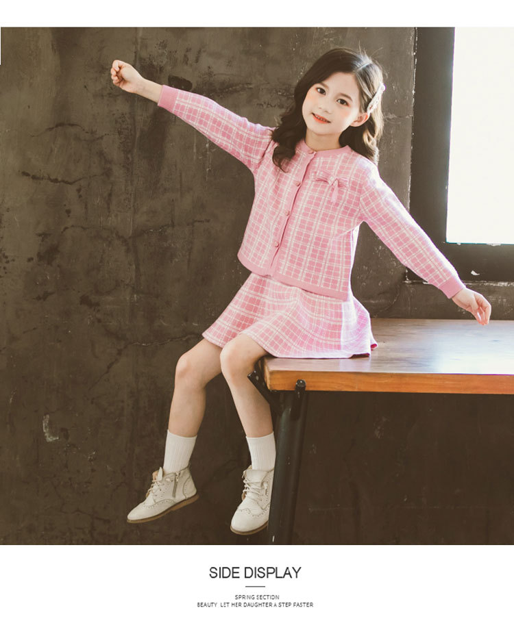 Internet Hot 21 New Autumn Spring Children's Clothing Chanel-Style Vest Skirt Set Spring and Autumn Woolen Skirt Girls' Two-Piece Dress Internet Hot 21 New Autumn Spring Children's Clothing Chanel-Style Vest Skirt Set Spring and Autumn Woolen Skirt Girls' Two-Piece Dress
