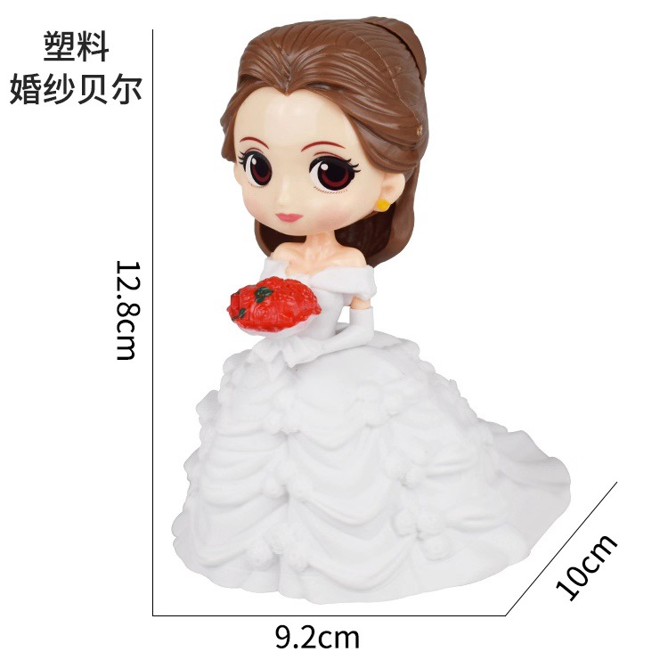 Cake Decoration Princess Decoration Doll Baking Dessert Cartoon Hand-Made Toys Dress up Holiday Birthday Party