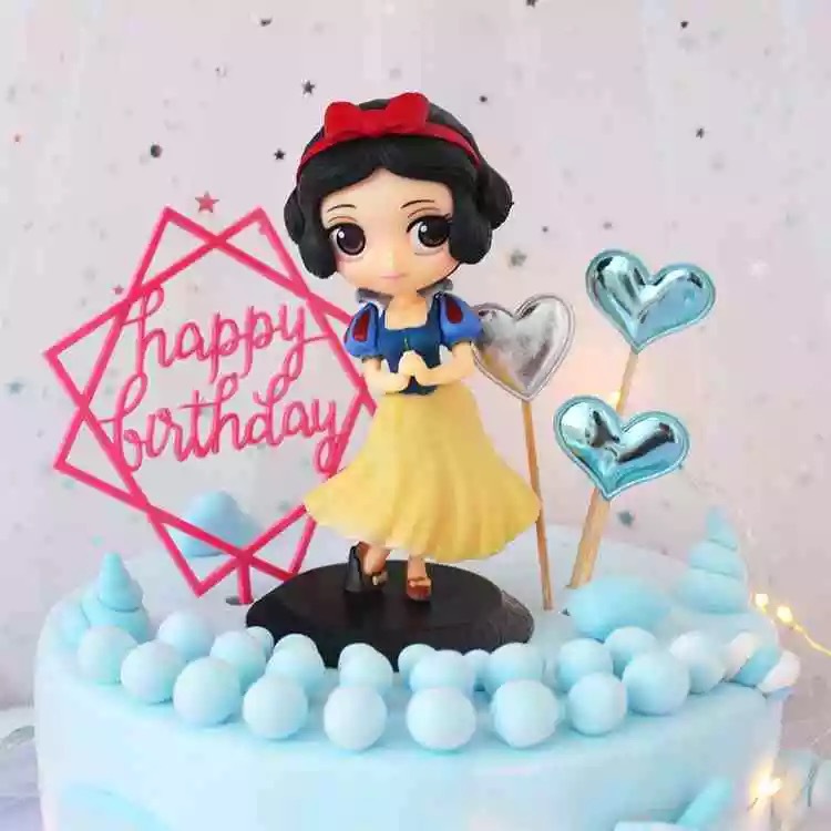 Cake Decoration Princess Decoration Doll Baking Dessert Cartoon Hand-Made Toys Dress up Holiday Birthday Party