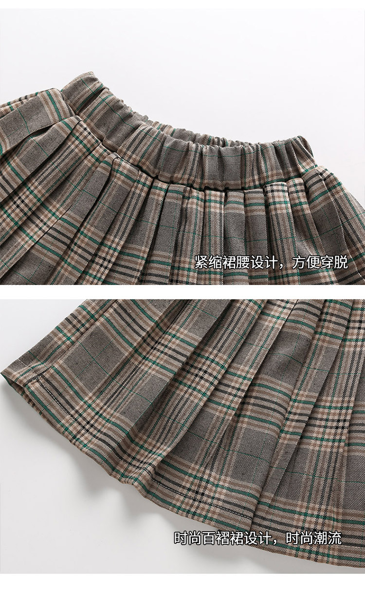 Girls' Preppy Style Suit 2021 New Spring and Autumn Clothing Children's Western Style JK Uniform Pleated Skirt Dress Two-Piece Set Girls' Preppy Style Suit 2021 New Spring and Autumn Clothing Children's Western Style JK Uniform Pleated Skirt Dress Two-Piece Set