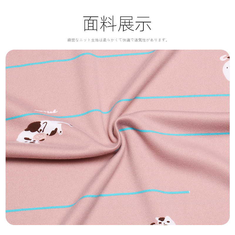 Summer Short Sleeve Night Dress Female Korean Ins Student Mid-Length Dress Loose Large Size Milk Silk Cartoon Thin