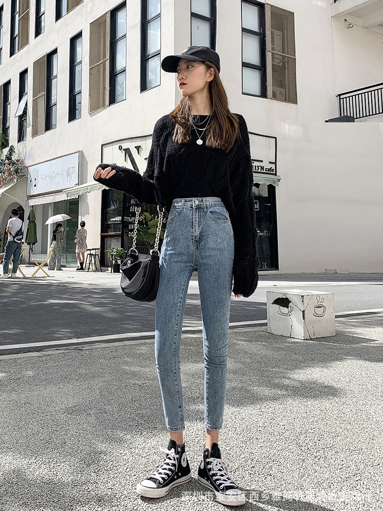 Jeans for Women 2021 Spring and Autumn New Korean Style Women&#039;s Daddy Wide Leg Denim Trousers for Women Foreign Trade Stall Supply