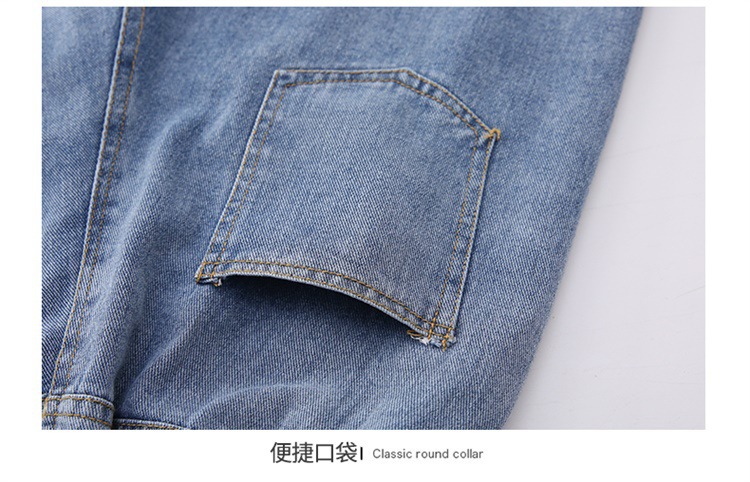 Girls' Spring and Autumn Clothing Sweater Suit 2021 New Korean Style Western Style Medium and Big Children Jeans Girl Stylish Two-Piece Suit