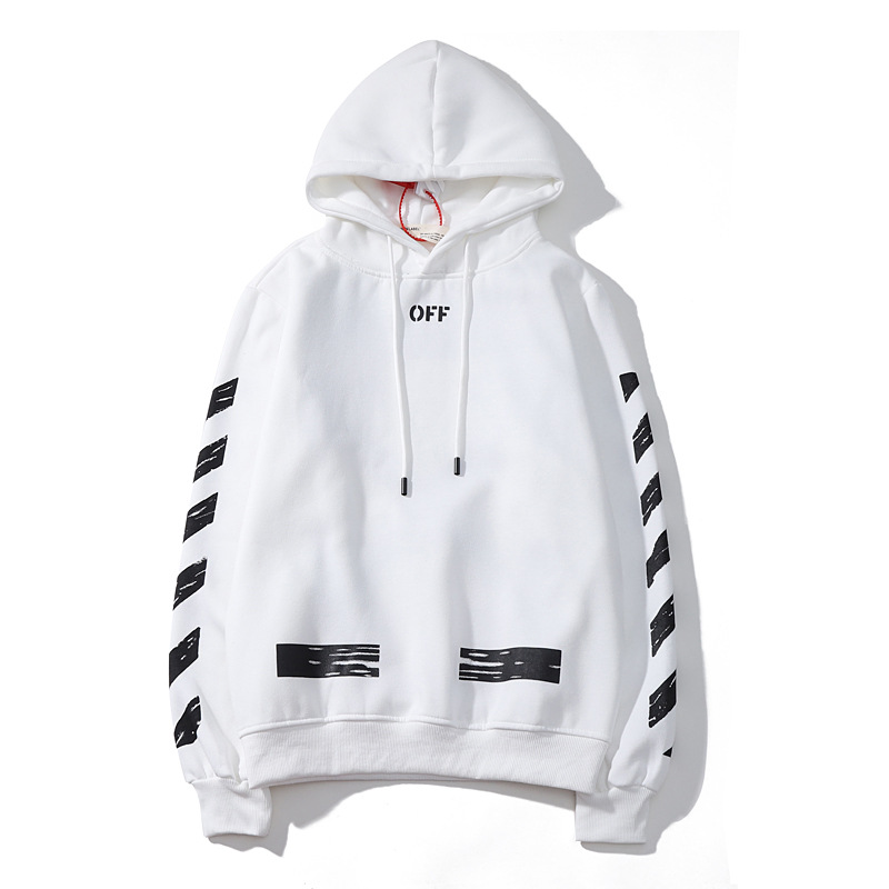Spot Foreign Trade Hip-hop Skateboard Plaid Couple&#039;s Coat Graffiti Sketch Arrow of Fleece Hoodie Pullover Hoody