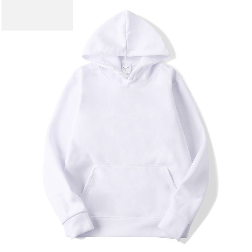  Men's Blank Sweater Solid Color Fleece Pullover Hoody Thermal Transfer Factory Wholesale Order