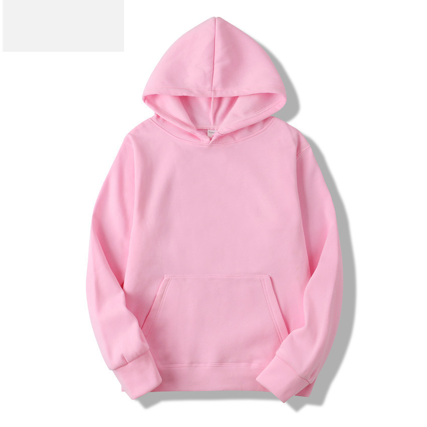  Men's Blank Sweater Solid Color Fleece Pullover Hoody Thermal Transfer Factory Wholesale Order
