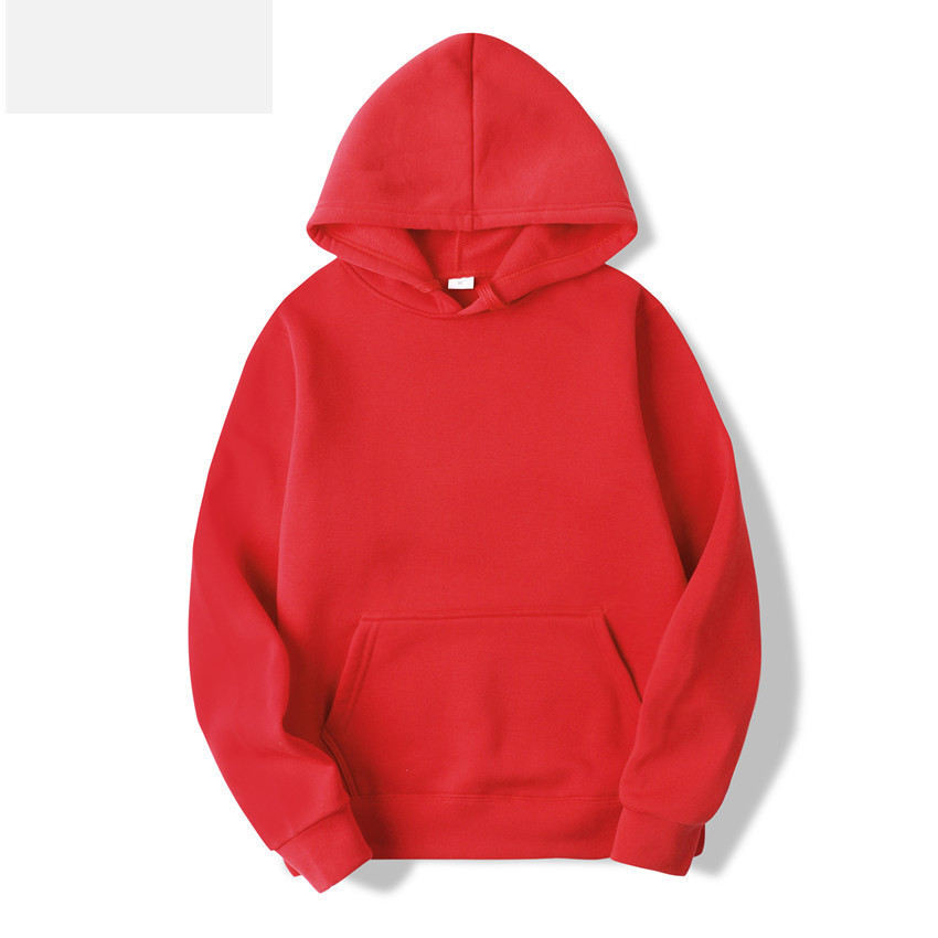 Men's Blank Sweater Solid Color Fleece Pullover Hoody Thermal Transfer Factory Wholesale Order