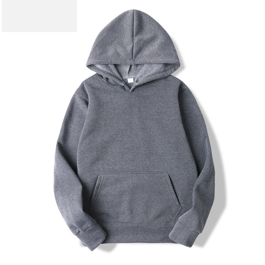  Men's Blank Sweater Solid Color Fleece Pullover Hoody Thermal Transfer Factory Wholesale Order