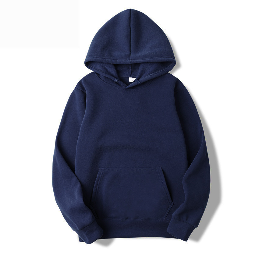  Men's Blank Sweater Solid Color Fleece Pullover Hoody Thermal Transfer Factory Wholesale Order