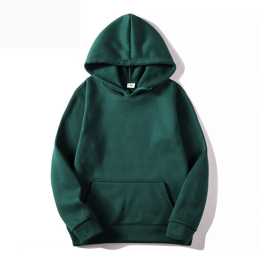  Men's Blank Sweater Solid Color Fleece Pullover Hoody Thermal Transfer Factory Wholesale Order