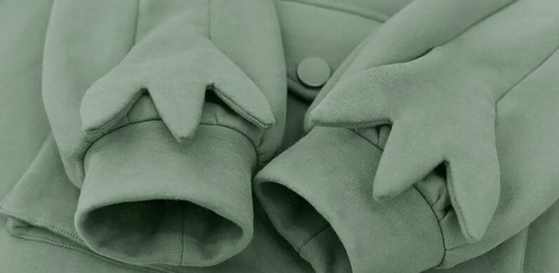 New Chic Brushed Hoody Women's Mid-Length Design Super Cute Frog Hooded Idle Style Hoody New Chic Brushed Hoody Women's Mid-Length Design Super Cute Frog Hooded Idle Style Hoody