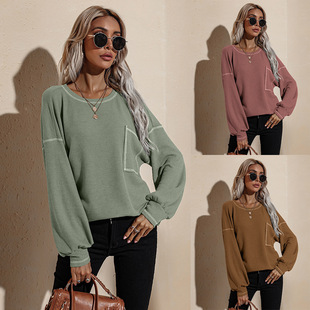 Amazon Hot Foreign Trade Women's Clothing European and American Thin Hoodie Female 2021 Autumn New Long Hoody Amazon Hot Foreign Trade Women's Clothing European and American Thin Hoodie Female 2021 Autumn New Long Hoody