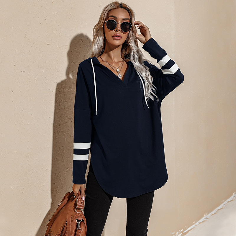 Amazon Hot Foreign Trade Women's Clothing European and American Thin Hoodie Female 2021 Autumn New Long Hoody Amazon Hot Foreign Trade Women's Clothing European and American Thin Hoodie Female 2021 Autumn New Long Hoody