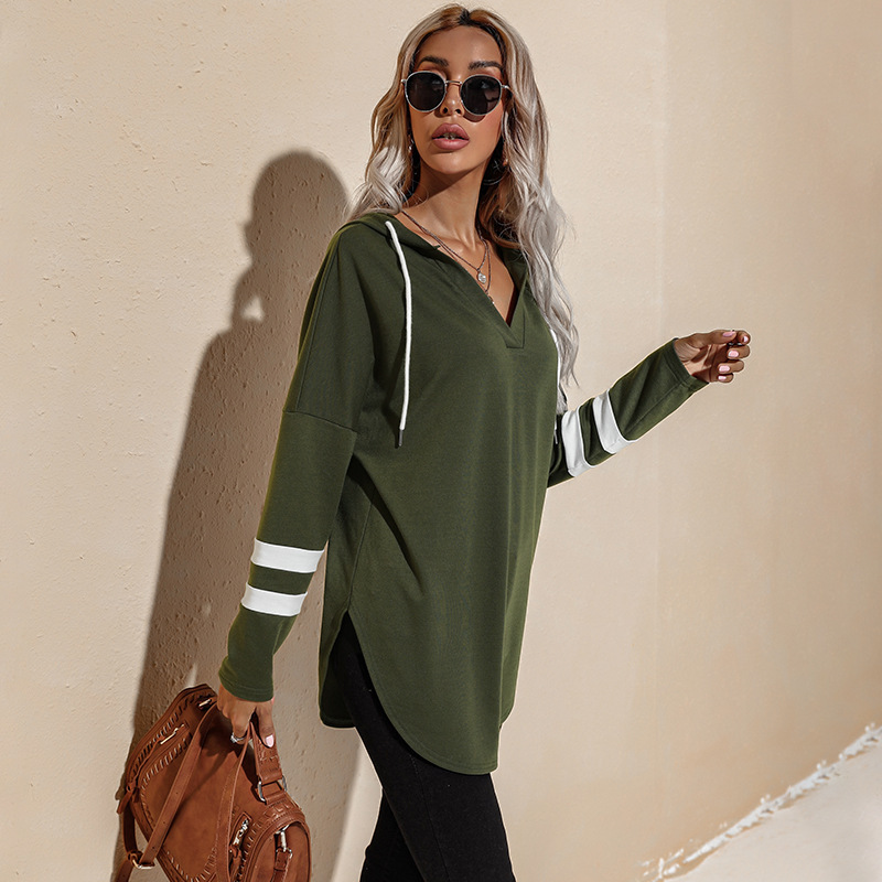 Amazon Hot Foreign Trade Women's Clothing European and American Thin Hoodie Female 2021 Autumn New Long Hoody Amazon Hot Foreign Trade Women's Clothing European and American Thin Hoodie Female 2021 Autumn New Long Hoody