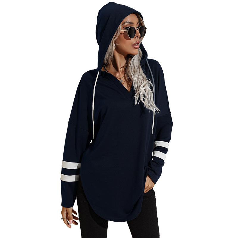 Amazon Hot Foreign Trade Women's Clothing European and American Thin Hoodie Female 2021 Autumn New Long Hoody Amazon Hot Foreign Trade Women's Clothing European and American Thin Hoodie Female 2021 Autumn New Long Hoody