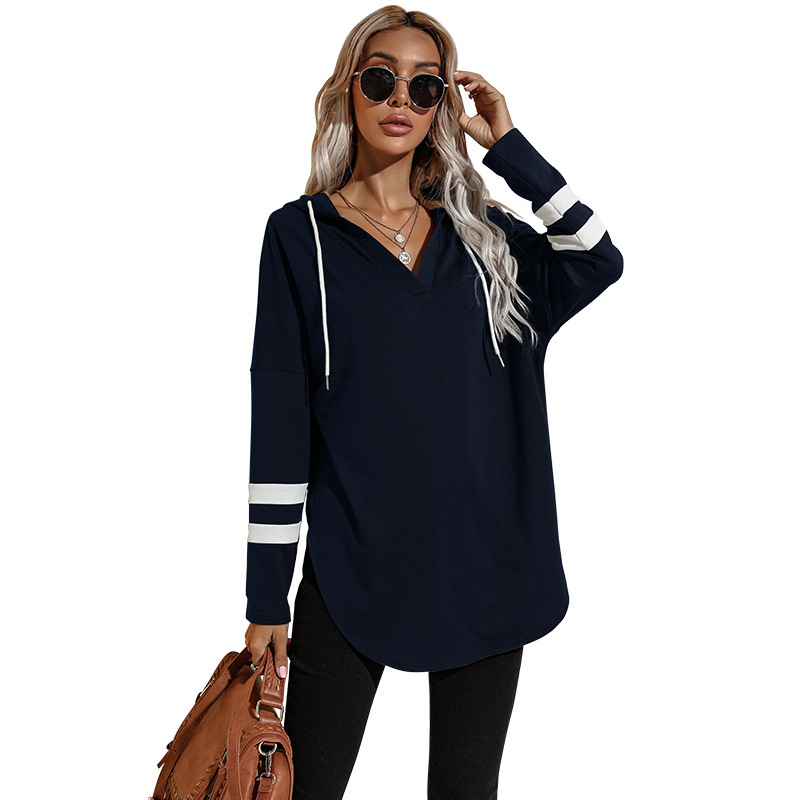 Amazon Hot Foreign Trade Women's Clothing European and American Thin Hoodie Female 2021 Autumn New Long Hoody Amazon Hot Foreign Trade Women's Clothing European and American Thin Hoodie Female 2021 Autumn New Long Hoody