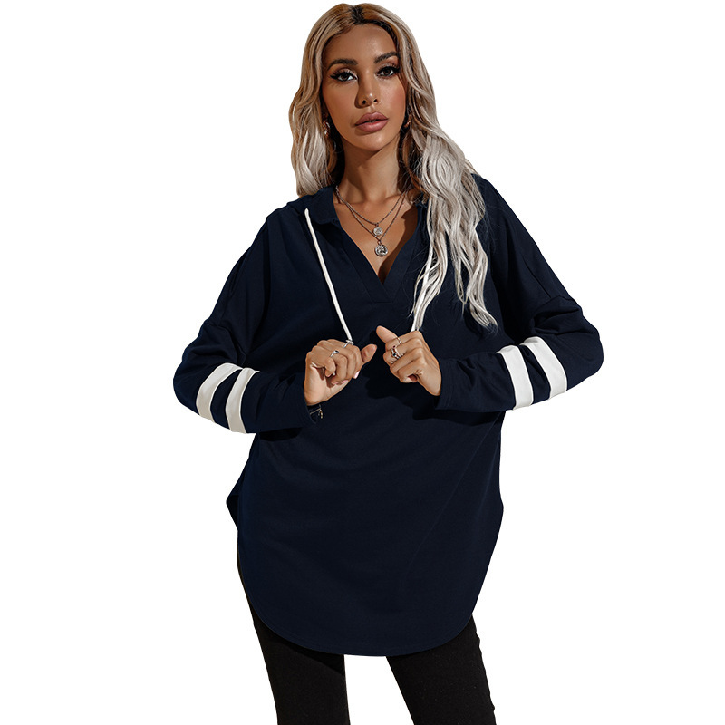 Amazon Hot Foreign Trade Women's Clothing European and American Thin Hoodie Female 2021 Autumn New Long Hoody Amazon Hot Foreign Trade Women's Clothing European and American Thin Hoodie Female 2021 Autumn New Long Hoody