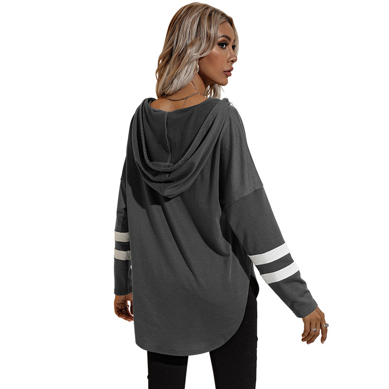 Amazon Hot Foreign Trade Women's Clothing European and American Thin Hoodie Female 2021 Autumn New Long Hoody Amazon Hot Foreign Trade Women's Clothing European and American Thin Hoodie Female 2021 Autumn New Long Hoody