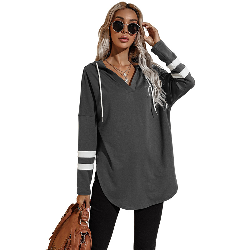Amazon Hot Foreign Trade Women's Clothing European and American Thin Hoodie Female 2021 Autumn New Long Hoody Amazon Hot Foreign Trade Women's Clothing European and American Thin Hoodie Female 2021 Autumn New Long Hoody