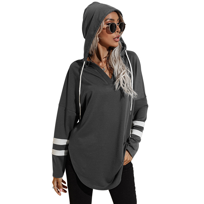 Amazon Hot Foreign Trade Women's Clothing European and American Thin Hoodie Female 2021 Autumn New Long Hoody Amazon Hot Foreign Trade Women's Clothing European and American Thin Hoodie Female 2021 Autumn New Long Hoody
