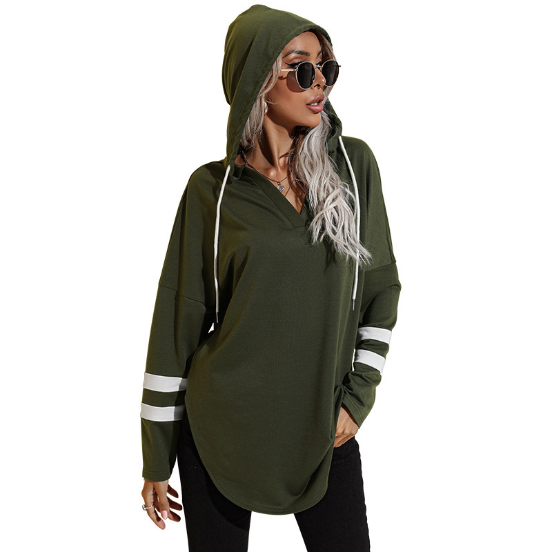 Amazon Hot Foreign Trade Women's Clothing European and American Thin Hoodie Female 2021 Autumn New Long Hoody Amazon Hot Foreign Trade Women's Clothing European and American Thin Hoodie Female 2021 Autumn New Long Hoody