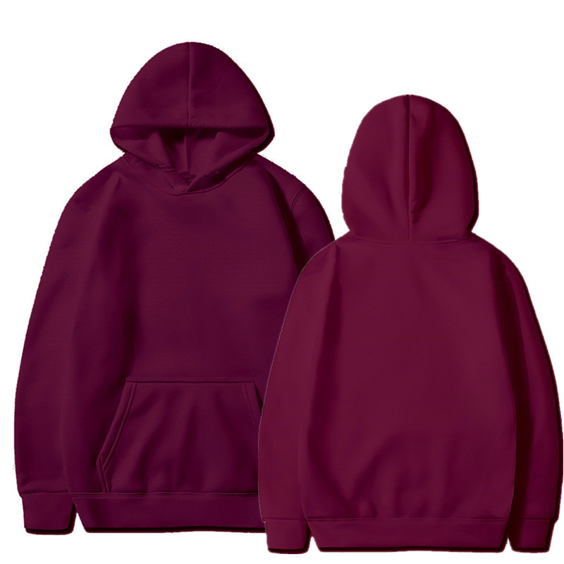 Men's and Women's 17Color Sweater Leisure Sports Sweater Men's Fashion Pullover Polyester Brushed Hoody