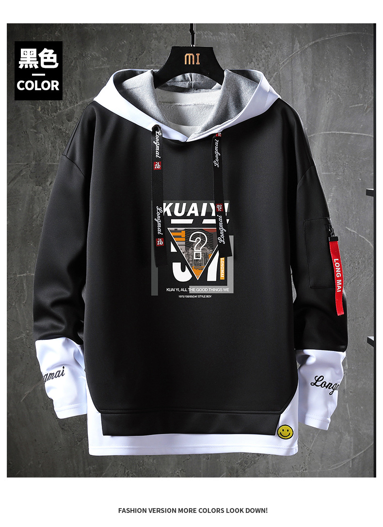 2020 Autumn and Winter round Neck Pullover Hoody Foreign Trade Loose Hoodie Top Youth Popular Brand Men's Wholesale