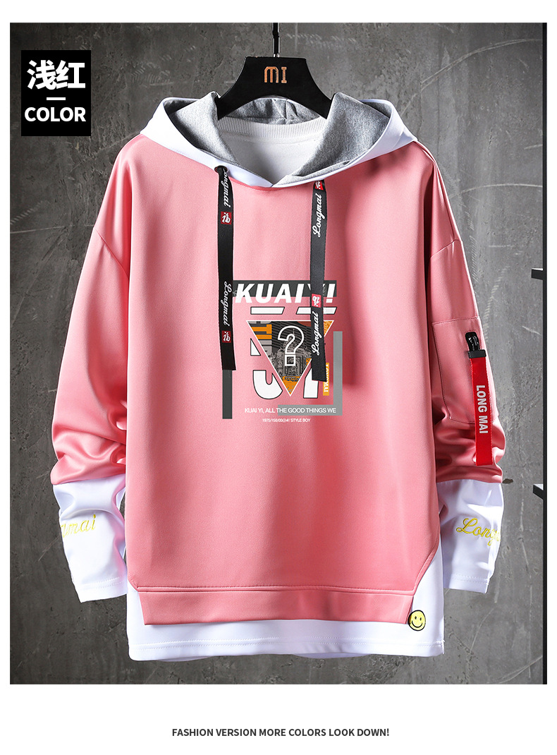 2020 Autumn and Winter round Neck Pullover Hoody Foreign Trade Loose Hoodie Top Youth Popular Brand Men's Wholesale