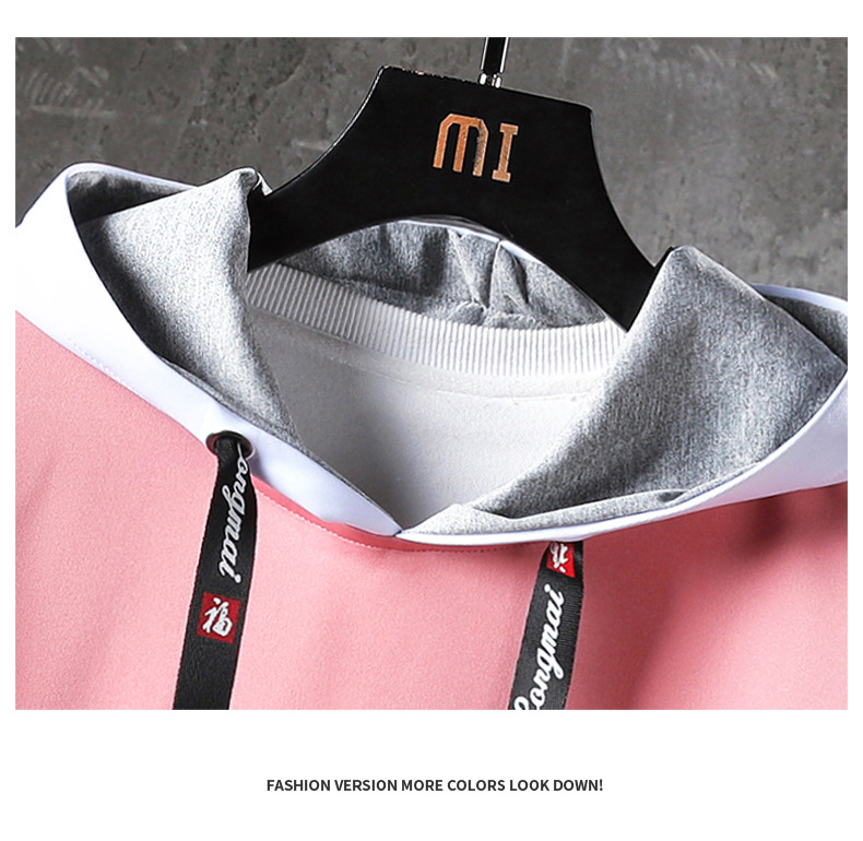 2020 Autumn and Winter round Neck Pullover Hoody Foreign Trade Loose Hoodie Top Youth Popular Brand Men's Wholesale