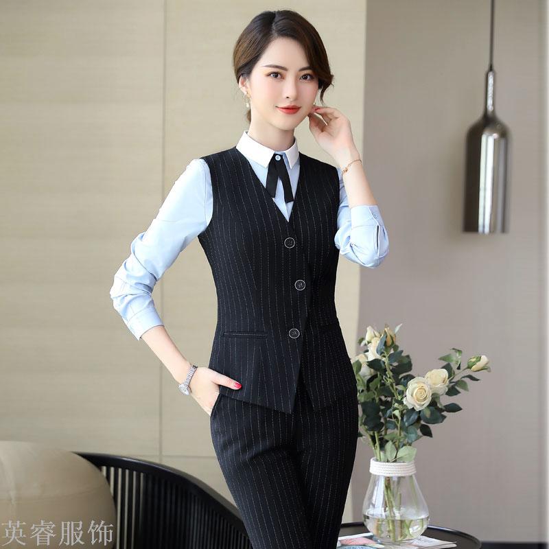 Autumn/winter business suit dress suit ladies&#039; fashionable temperament dress overalls overalls dress suit work clothes