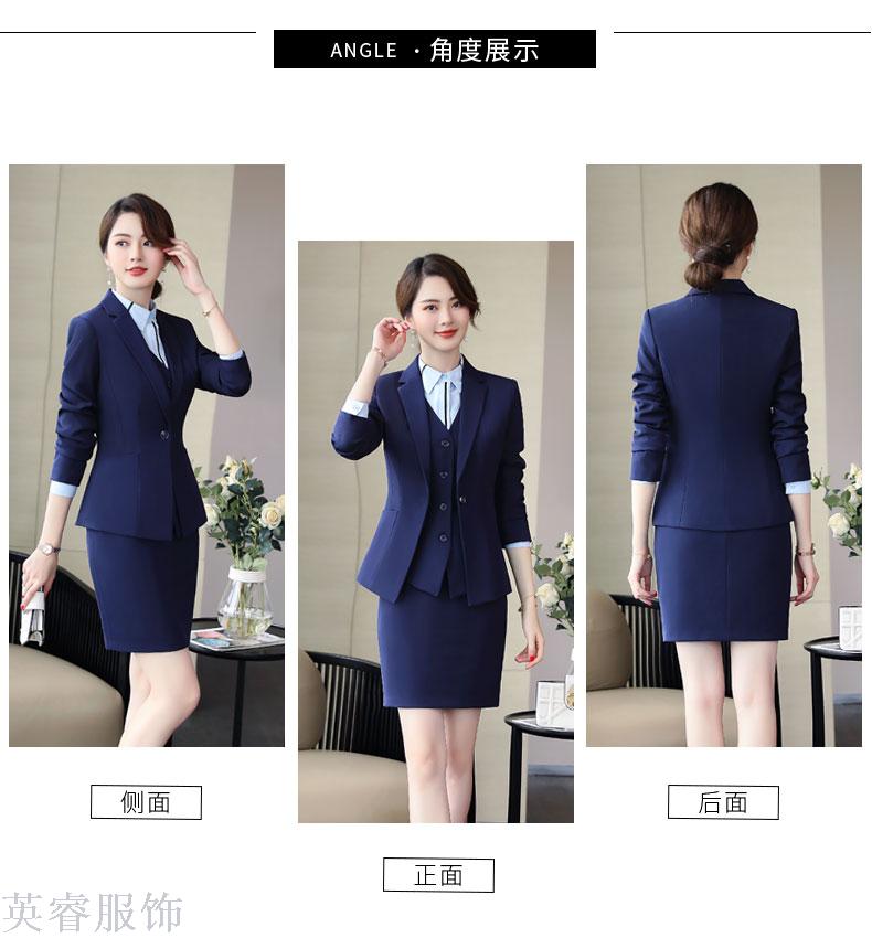 The new business suit is a fashionable dress suit for women The new business suit is a fashionable dress suit for women