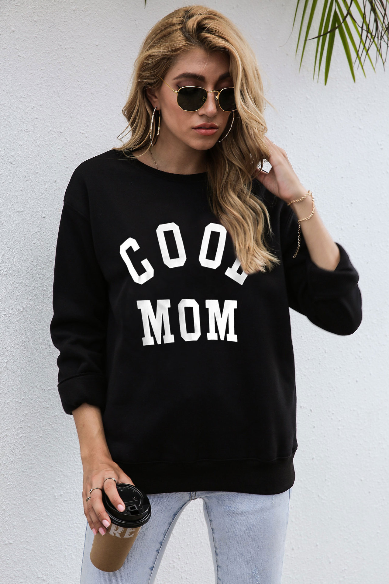 hot style new autumnwinter 2020 offset alphabet pattern long sleeve collar autumnwinter hoody and American women's wear