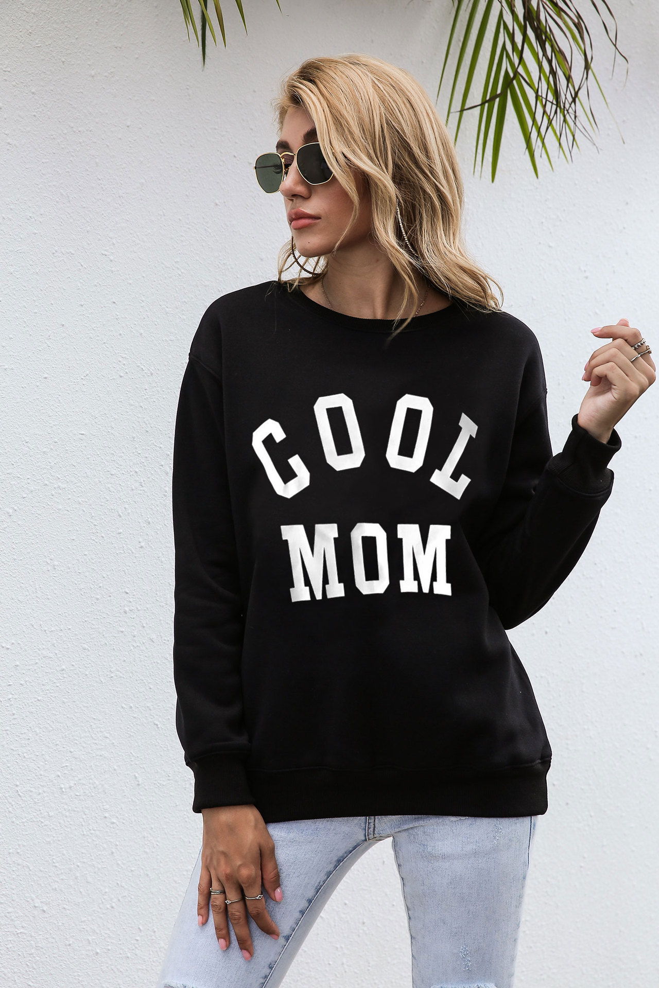 hot style new autumnwinter 2020 offset alphabet pattern long sleeve collar autumnwinter hoody and American women's wear