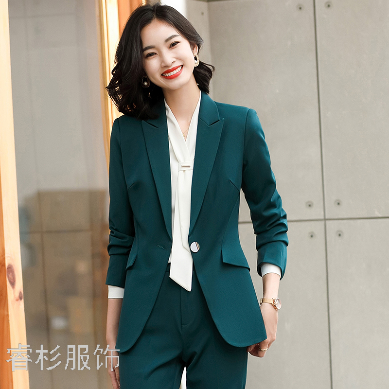 Business Suit Goddess Temperament Suit 2020 Autumn New Korean Fashion Temperament Office Suits Formal Wear Women&#039;s Suit