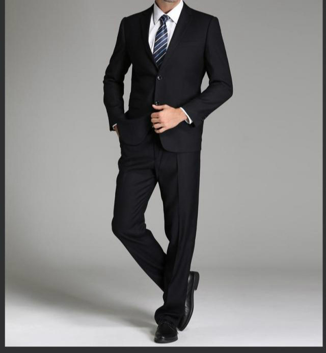 Customized Man's Suit, Professional Korean Style Slim Fit Business Suit Jacket and Men's Business Formal