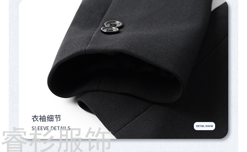 New Men's and Women's Same Business Suit Suit Men's Two-Piece Suit Formal Business Suit Interview Work Clothes