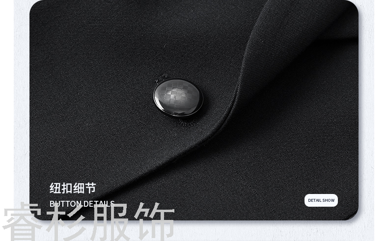 New Men's and Women's Same Business Suit Suit Men's Two-Piece Suit Formal Business Suit Interview Work Clothes